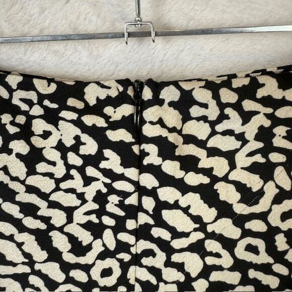 Princess Polly Midnight Wanderer Black and White Leopard Print Mini skirt Size 4 - Picture 5 of 11